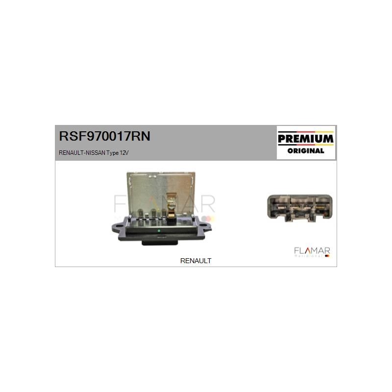 FLAMAR RSF970017RN Resitencia, ventilador habitáculo - 1