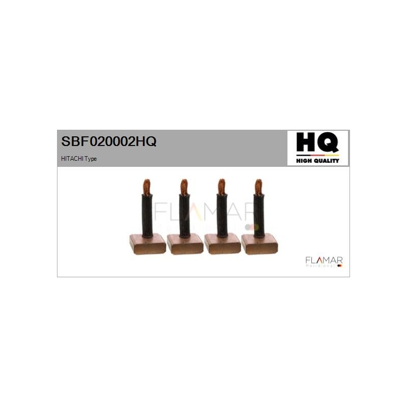 FLAMAR SBF020002HQ Escobilla de carbón, arrancador - 1