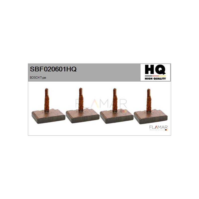 FLAMAR SBF020601HQ Escobilla de carbón, arrancador - 1