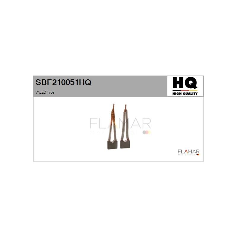 FLAMAR SBF210051HQ Escobilla de carbón, arrancador - 1