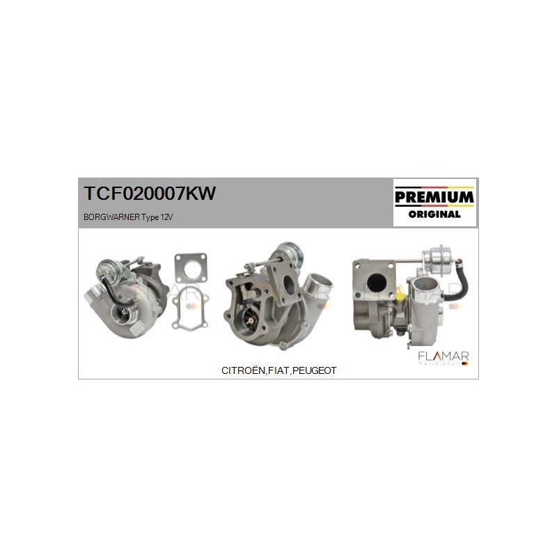 FLAMAR TCF020007KW Turbocompresor, sobrealimentación