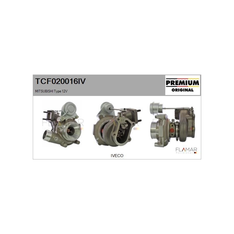 FLAMAR TCF020016IV Turbocompresor, sobrealimentación