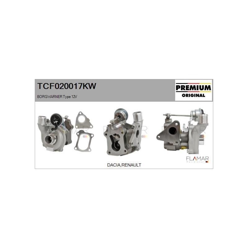 FLAMAR TCF020017KW Turbocompresor, sobrealimentación