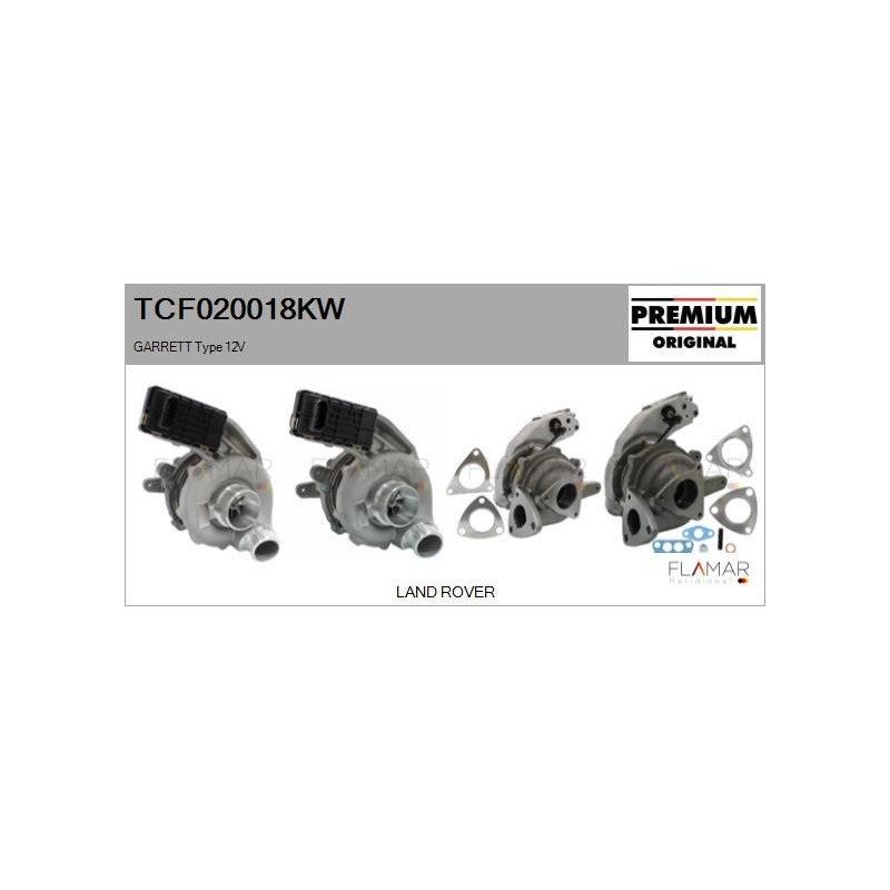 FLAMAR TCF020018KW Turbocompresor, sobrealimentación