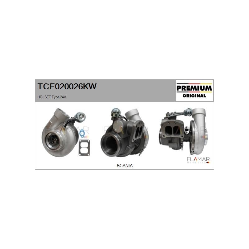 FLAMAR TCF020026KW Turbocompresor, sobrealimentación