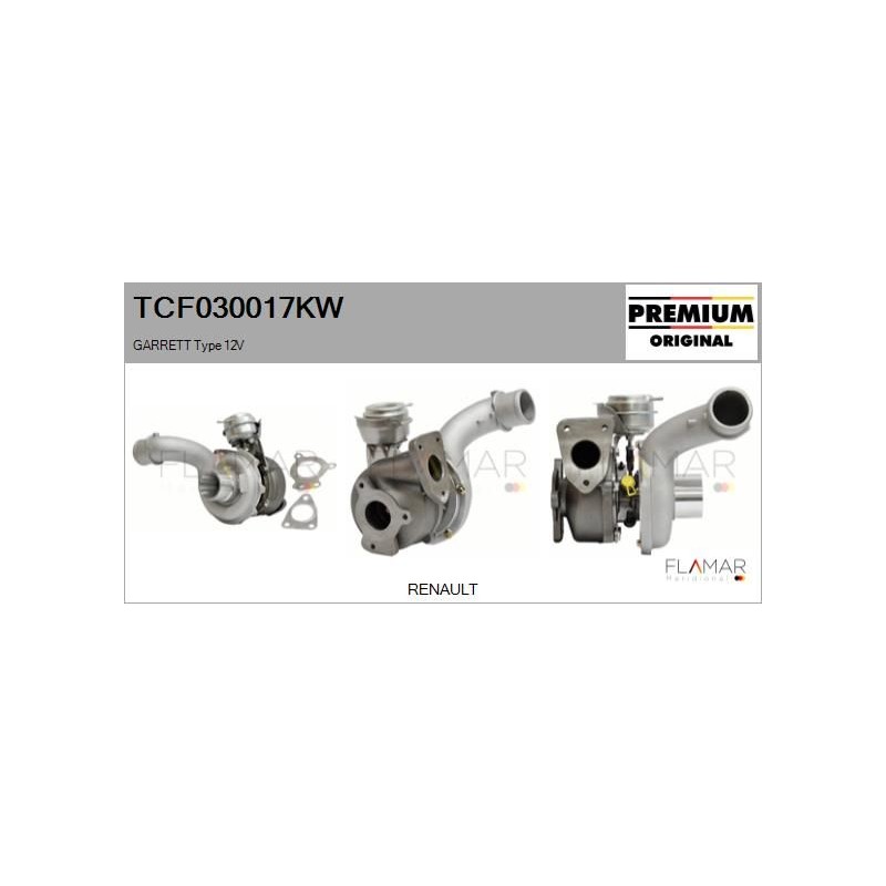 FLAMAR TCF030017KW Turbocompresor, sobrealimentación - 1