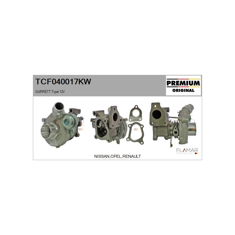 FLAMAR TCF040017KW Turbocompresor, sobrealimentación - 1