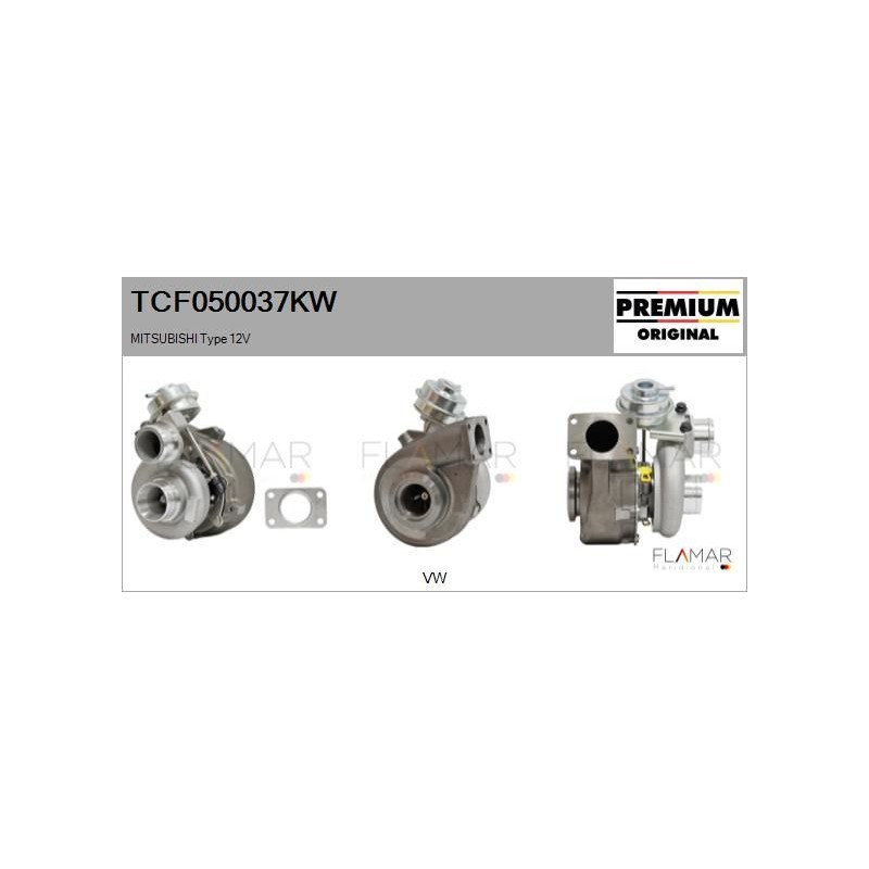 FLAMAR TCF050037KW Turbocompresor, sobrealimentación - 1