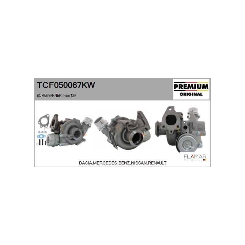 FLAMAR TCF050067KW Turbocompresor, sobrealimentación - 1