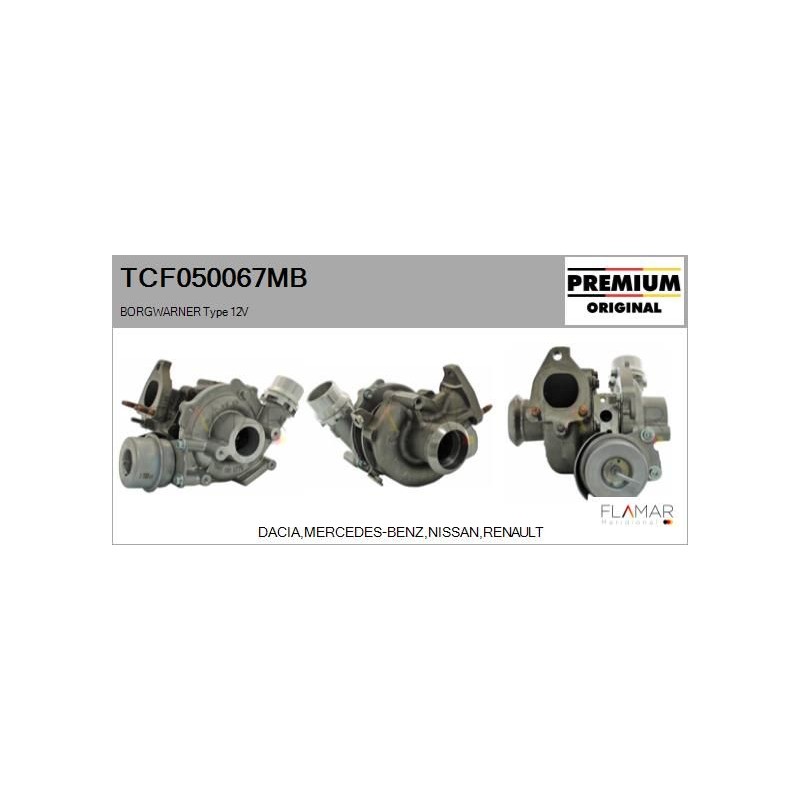 FLAMAR TCF050067MB Turbocompresor, sobrealimentación - 1