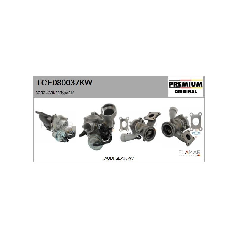 FLAMAR TCF080037KW Turbocompresor, sobrealimentación - 1