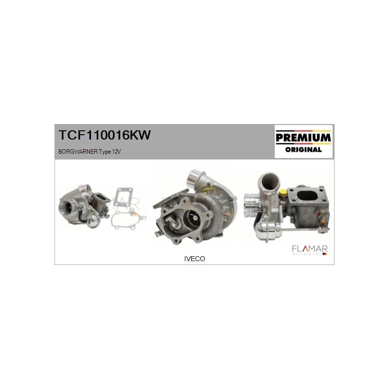 FLAMAR TCF110016KW Turbocompresor, sobrealimentación - 1