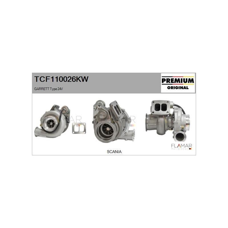 FLAMAR TCF110026KW Turbocompresor, sobrealimentación - 1
