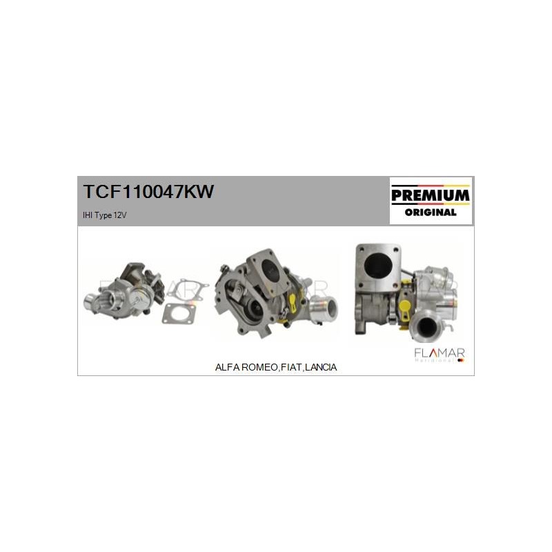 FLAMAR TCF110047KW Turbocompresor, sobrealimentación - 1