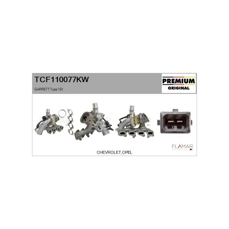 FLAMAR TCF110077KW Turbocompresor, sobrealimentación - 1
