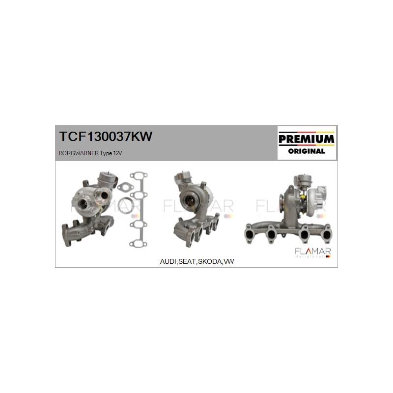 FLAMAR TCF130037KW Turbocompresor, sobrealimentación - 1