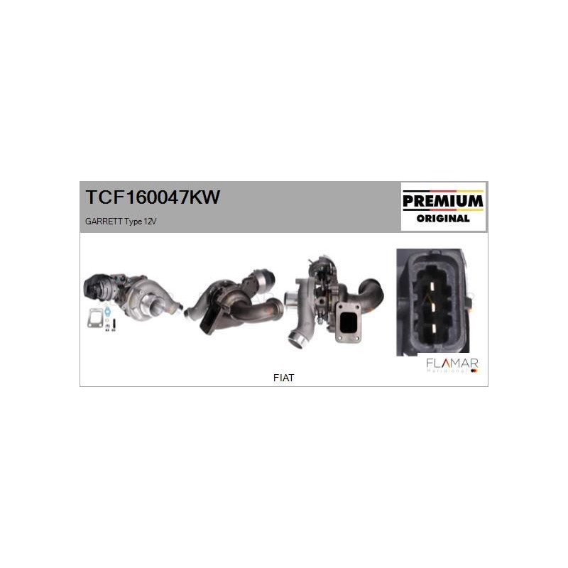 FLAMAR TCF160047KW Turbocompresor, sobrealimentación - 1