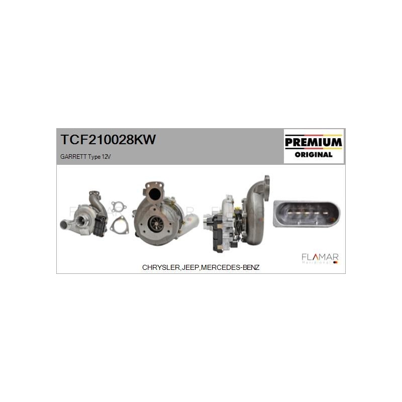 FLAMAR TCF210028KW Turbocompresor, sobrealimentación - 1