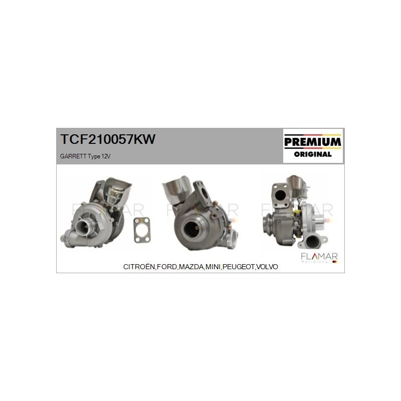 FLAMAR TCF210057KW Turbocompresor, sobrealimentación - 1