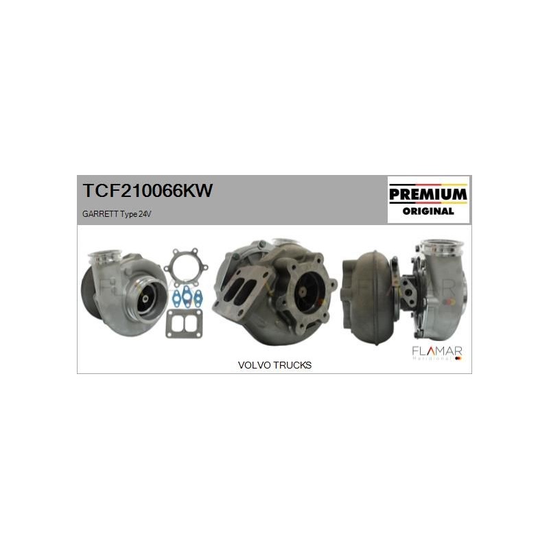 FLAMAR TCF210066KW Turbocompresor, sobrealimentación - 1