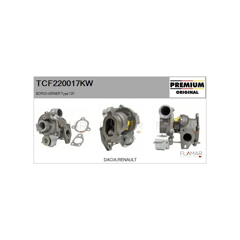 FLAMAR TCF220017KW Turbocompresor, sobrealimentación - 1