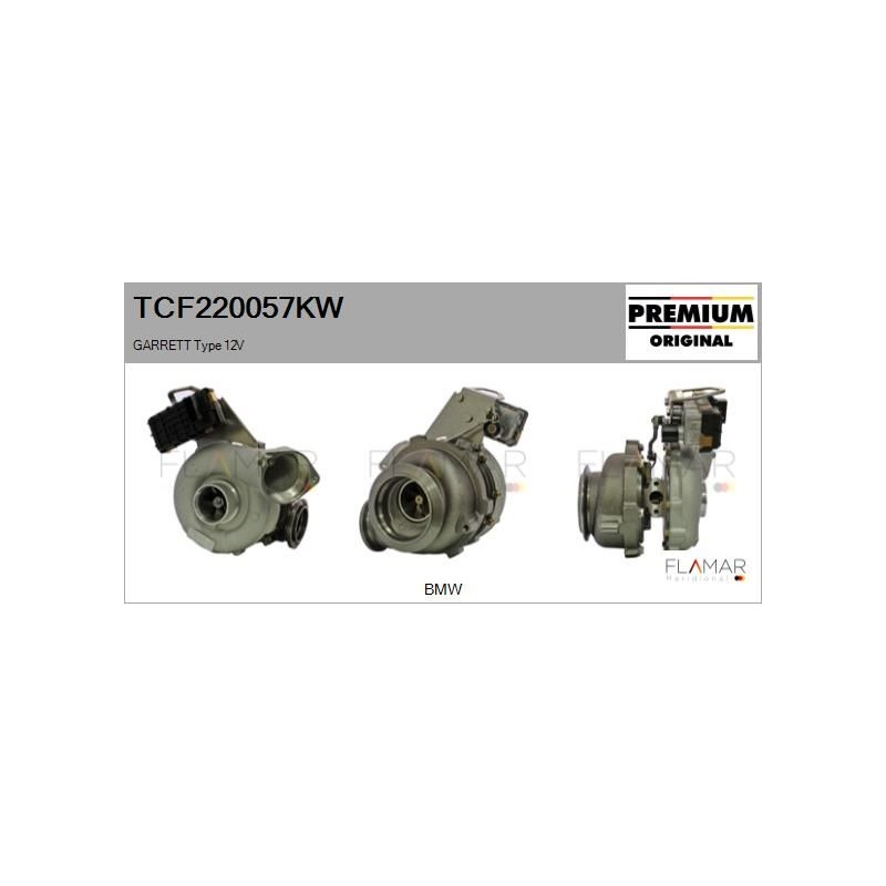 FLAMAR TCF220057KW Turbocompresor, sobrealimentación - 1