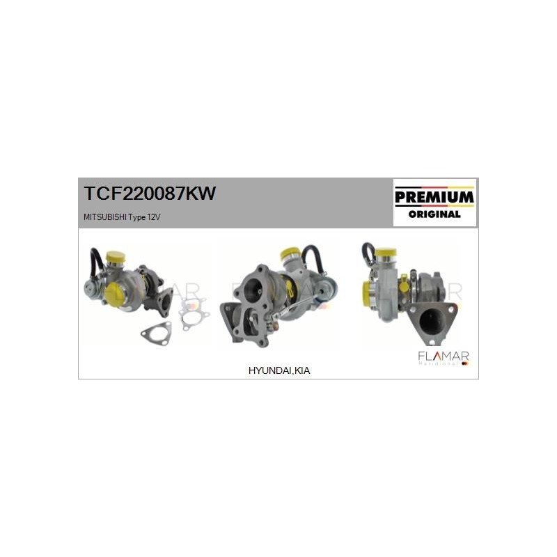 FLAMAR TCF220087KW Turbocompresor, sobrealimentación - 1