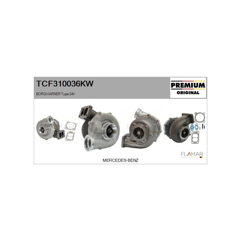 FLAMAR TCF310036KW Turbocompresor, sobrealimentación - 1