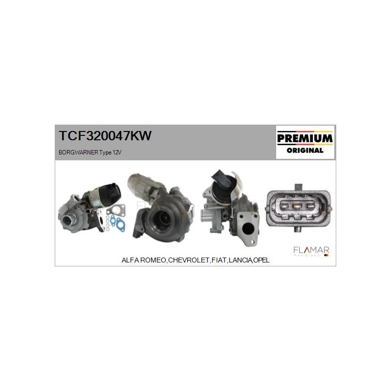 FLAMAR TCF320047KW Turbocompresor, sobrealimentación - 1