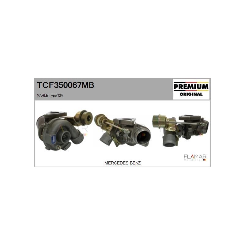 FLAMAR TCF350067MB Turbocompresor, sobrealimentación - 1