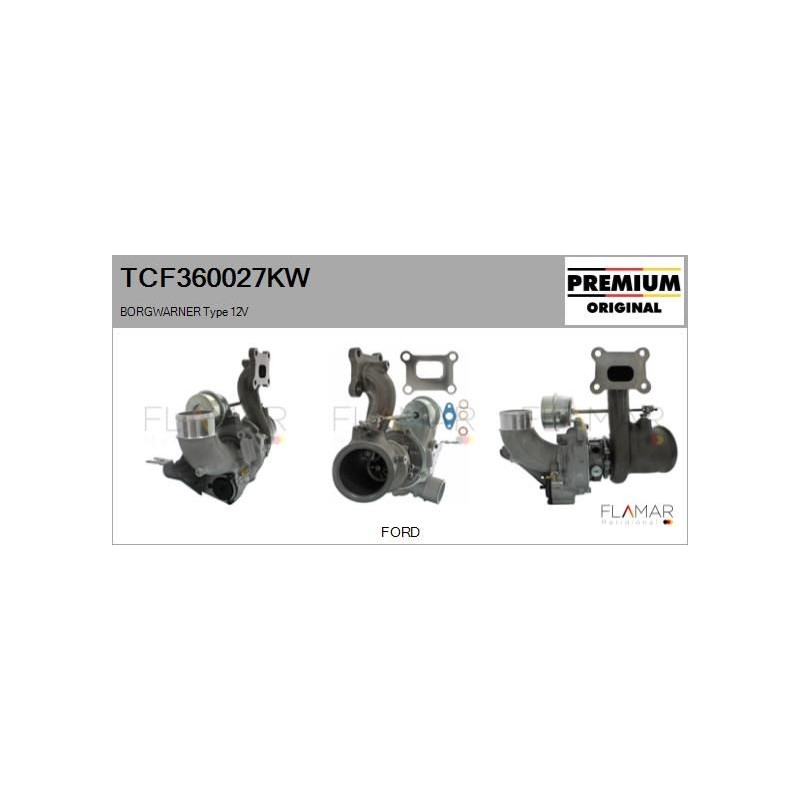 FLAMAR TCF360027KW Turbocompresor, sobrealimentación - 1