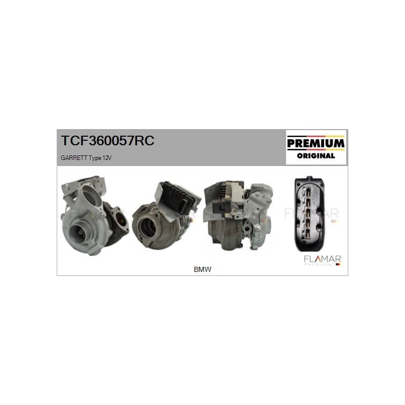 FLAMAR TCF360057RC Turbocompresor, sobrealimentación - 1