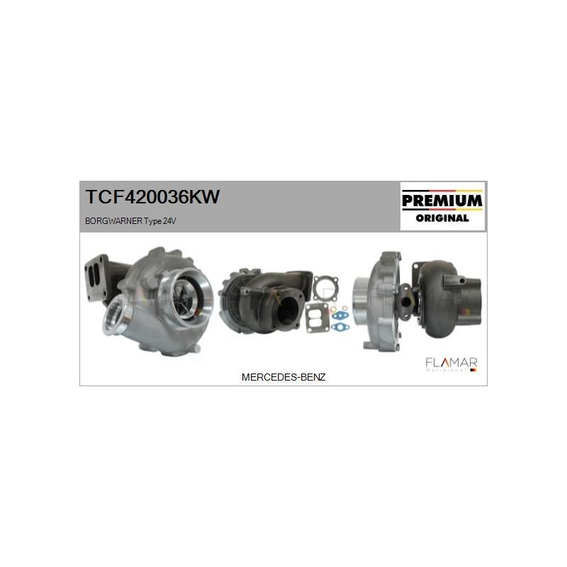 FLAMAR TCF420036KW Turbocompresor, sobrealimentación - 1