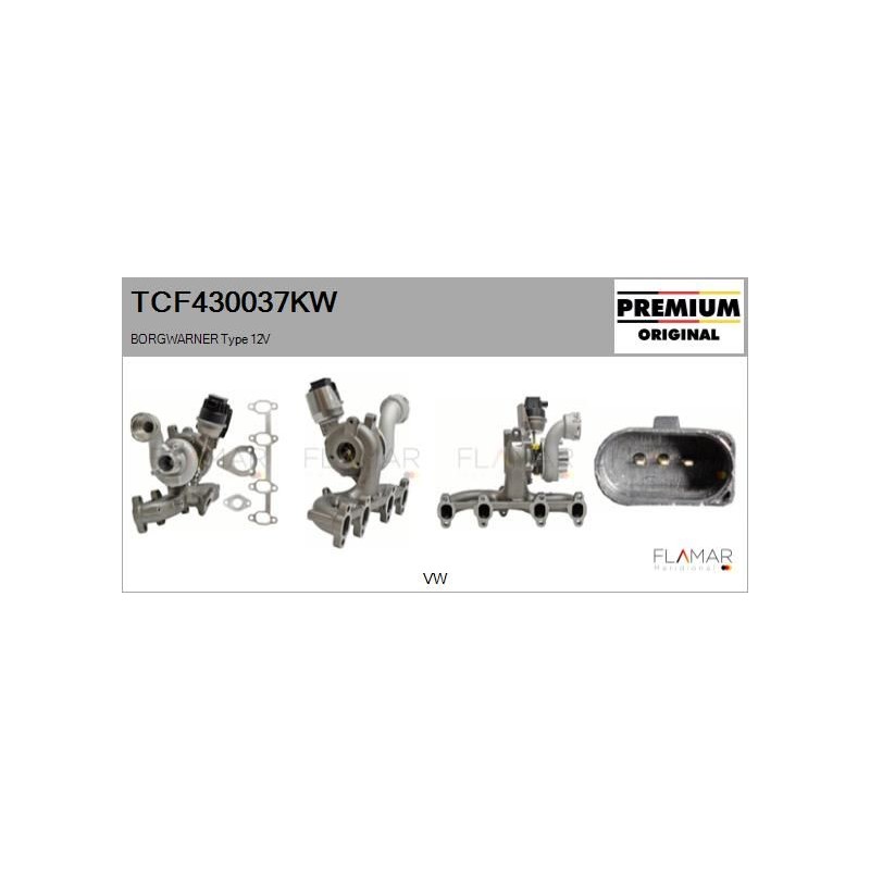 FLAMAR TCF430037KW Turbocompresor, sobrealimentación - 1