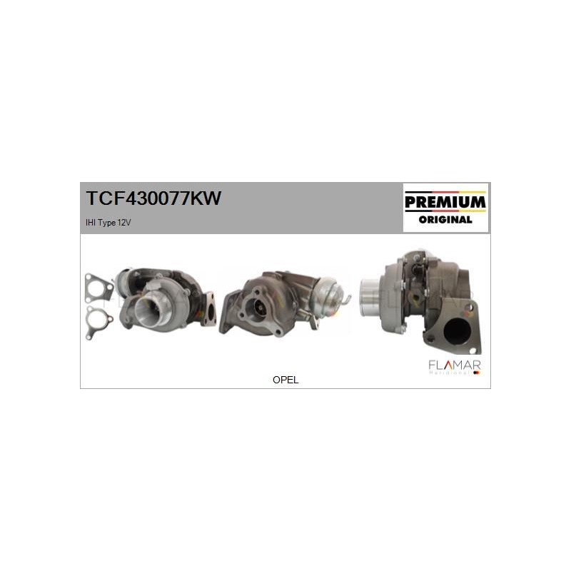FLAMAR TCF430077KW Turbocompresor, sobrealimentación - 1