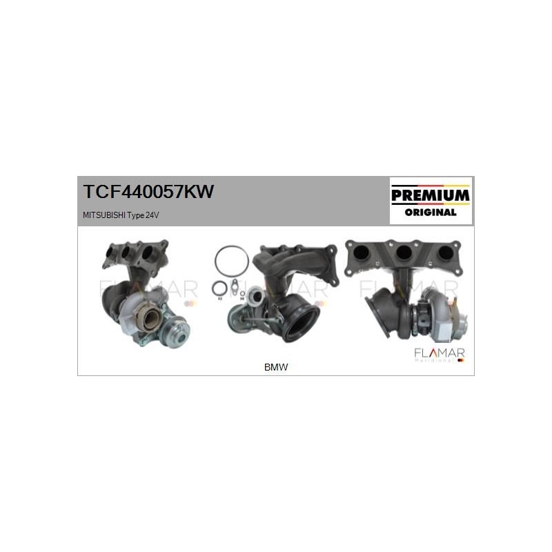 FLAMAR TCF440057KW Turbocompresor, sobrealimentación - 1