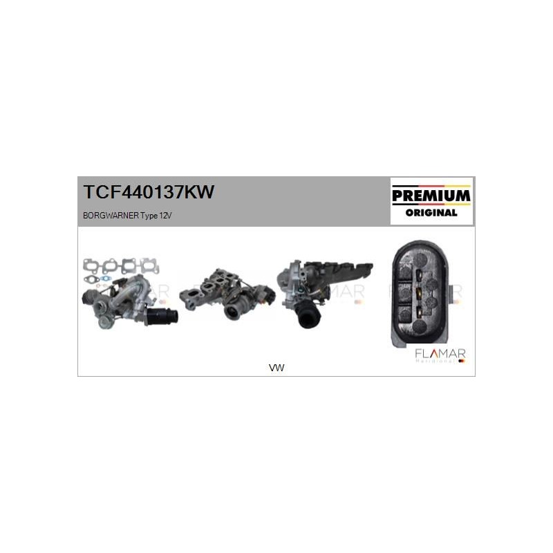FLAMAR TCF440137KW Turbocompresor, sobrealimentación - 1