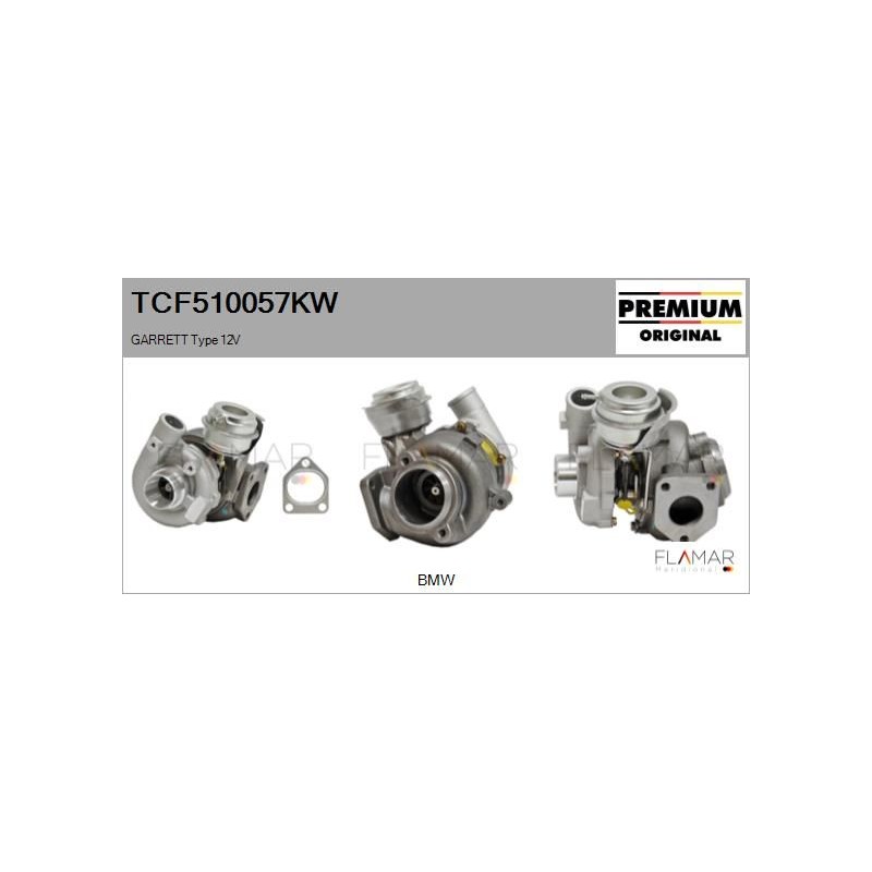 FLAMAR TCF510057KW Turbocompresor, sobrealimentación - 1