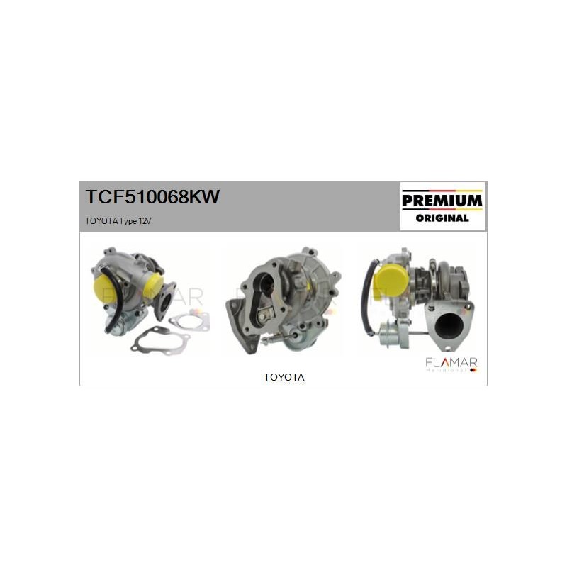 FLAMAR TCF510068KW Turbocompresor, sobrealimentación - 1