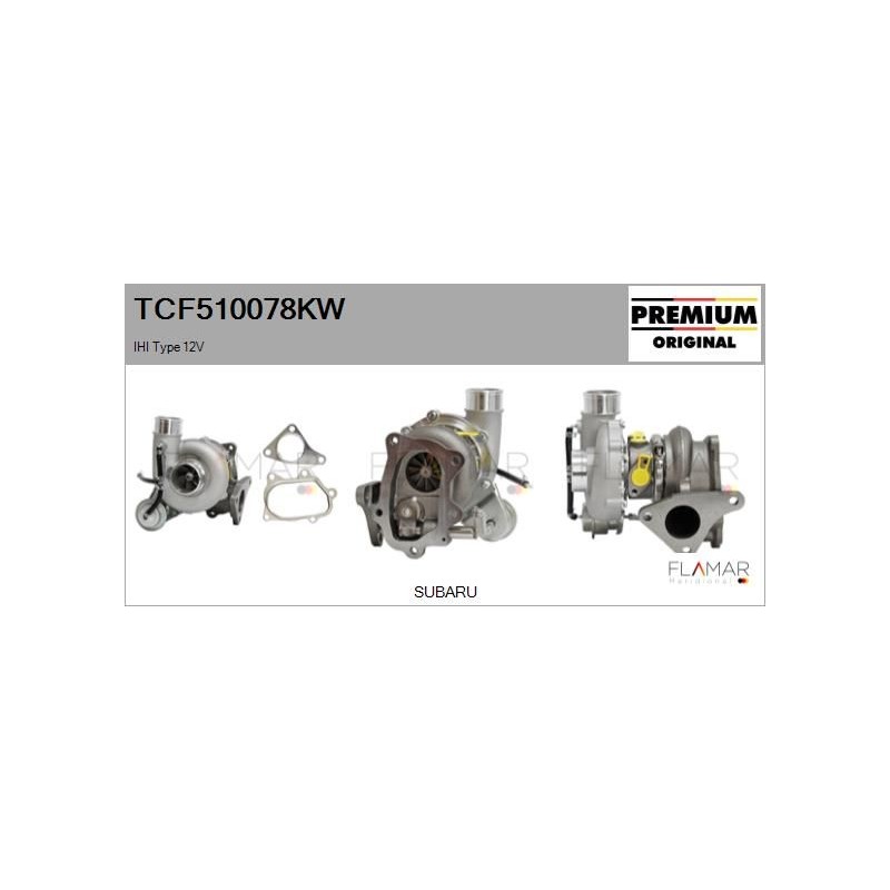 FLAMAR TCF510078KW Turbocompresor, sobrealimentación - 1