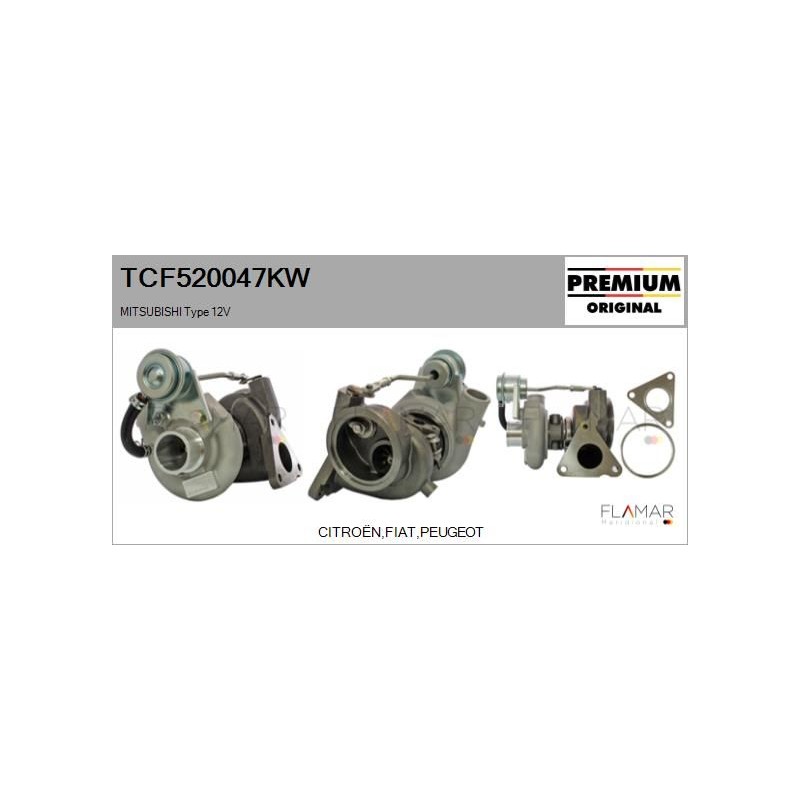 FLAMAR TCF520047KW Turbocompresor, sobrealimentación - 1
