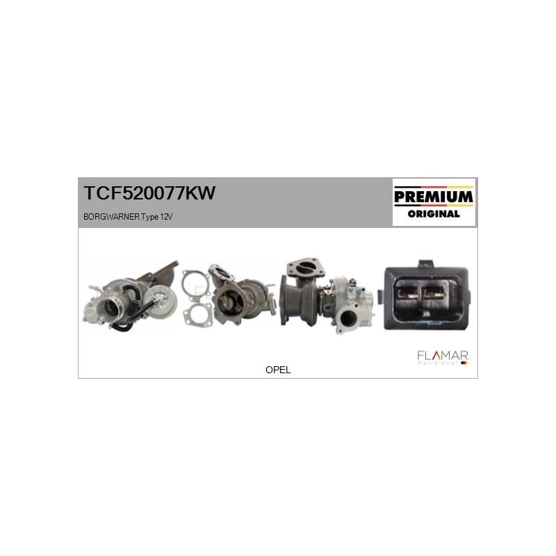 FLAMAR TCF520077KW Turbocompresor, sobrealimentación - 1