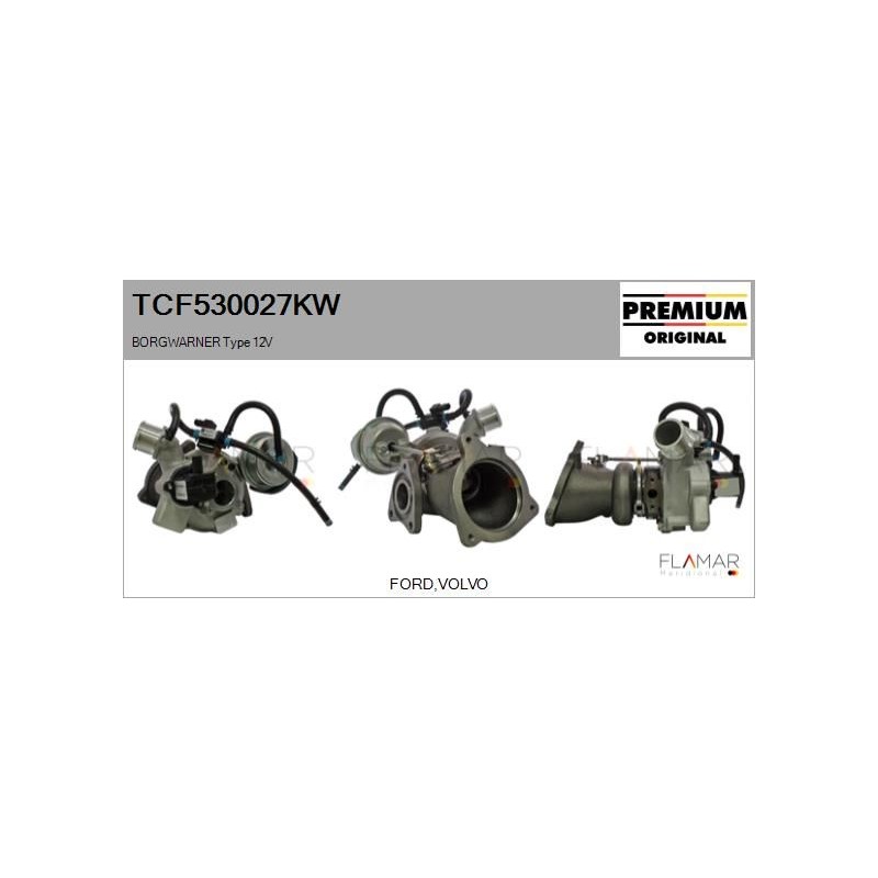 FLAMAR TCF530027KW Turbocompresor, sobrealimentación - 1
