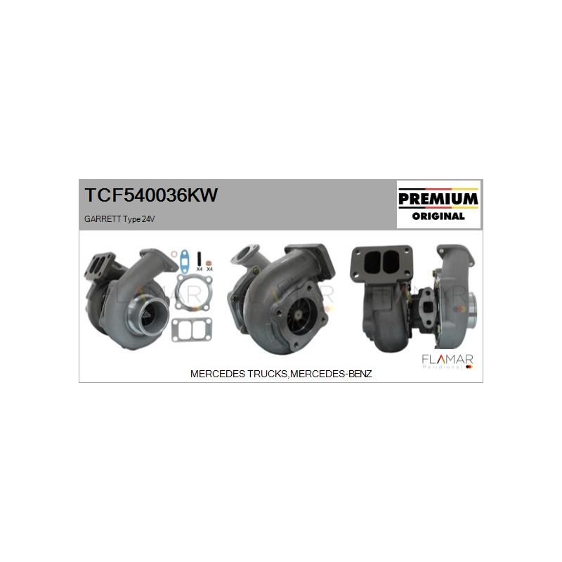 FLAMAR TCF540036KW Turbocompresor, sobrealimentación - 1