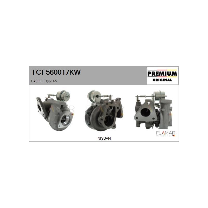 FLAMAR TCF560017KW Turbocompresor, sobrealimentación - 1