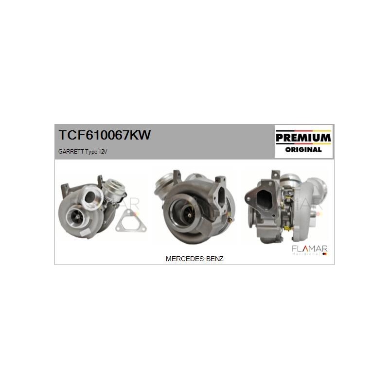 FLAMAR TCF610067KW Turbocompresor, sobrealimentación - 1