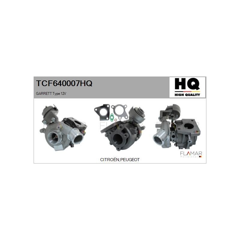 FLAMAR TCF640007HQ Turbocompresor, sobrealimentación - 1