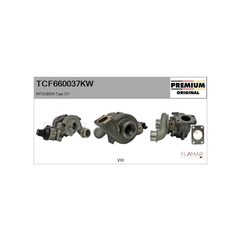 FLAMAR TCF660037KW Turbocompresor, sobrealimentación - 1