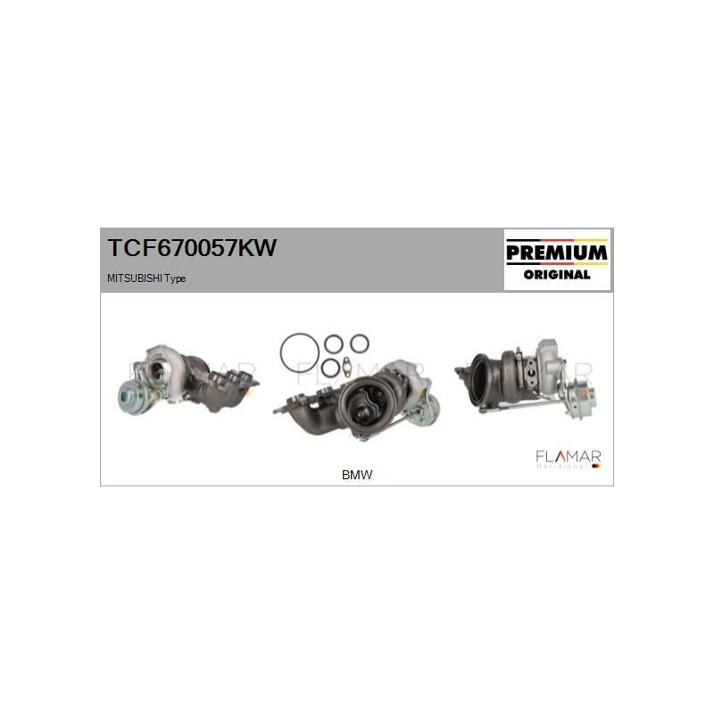 FLAMAR TCF670057KW Turbocompresor, sobrealimentación - 1