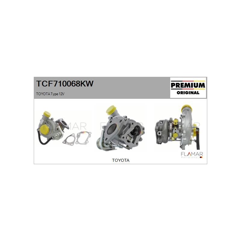 FLAMAR TCF710068KW Turbocompresor, sobrealimentación - 1